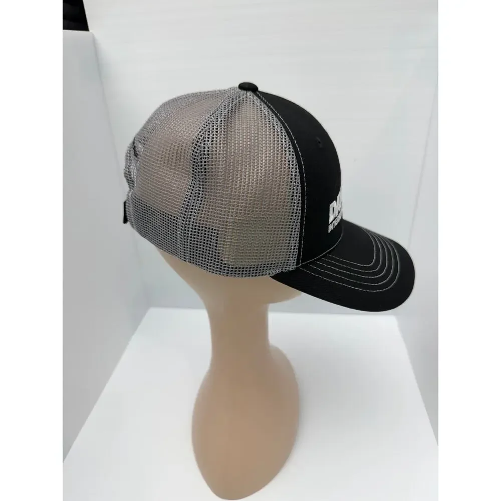 NASCAR Daytona International Speedway Hat Black Gray Mesh Trucker Cap NWT
